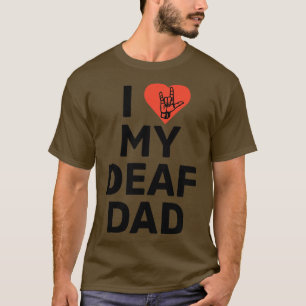 Camiseta Amo a mi papá sordo