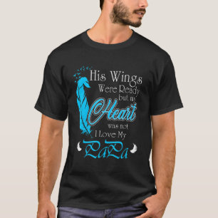 Camiseta Amo A Mi Papá Sus Alas Estaban Listas Señorita Del