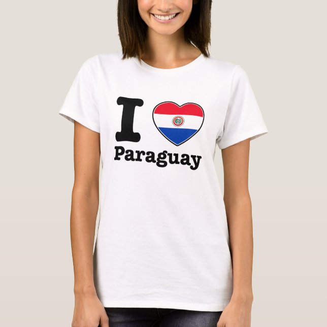 Camiseta Amo a mi Paraguayan (Anverso)