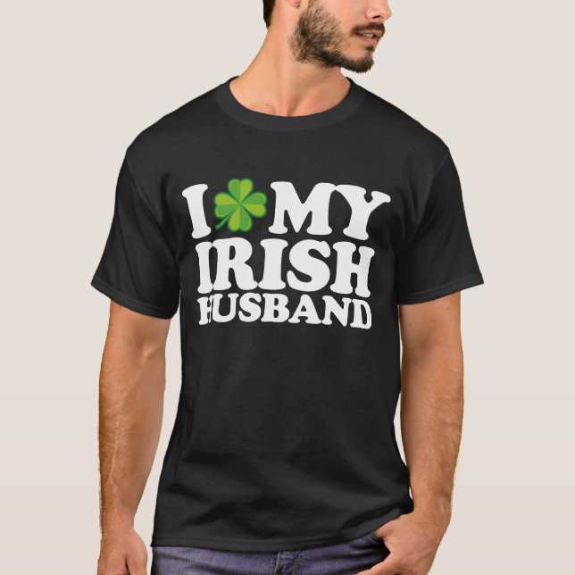 Camiseta Amo a mi pareja de esposos irlandeses en el día de (Anverso)