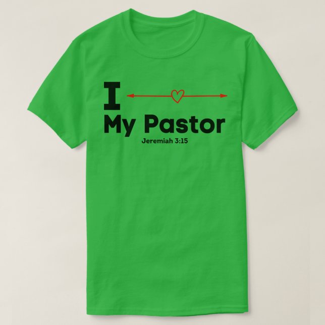 Camiseta Amo A Mi Pastor (Diseño del anverso)