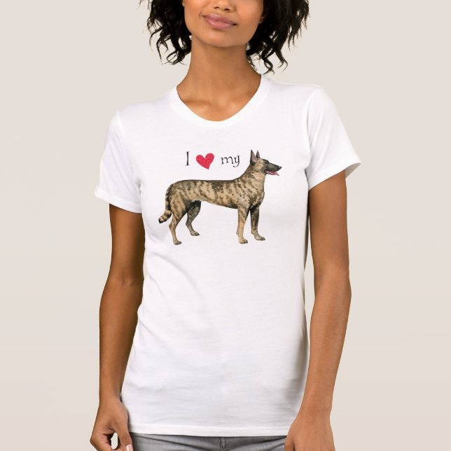 Camiseta Amo a mi pastor holandés (Anverso)