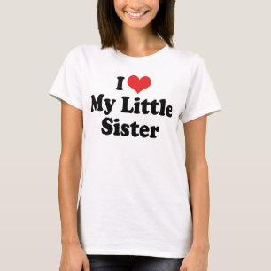 Camiseta Amo A Mi Pequeña Hermana