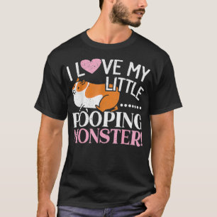 Camiseta Amo A Mi Pequeño Monstruo De Pooping, El Amante De