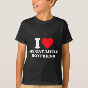 Camiseta Amo a mi pequeño novio gay divertido Y2k San Valen