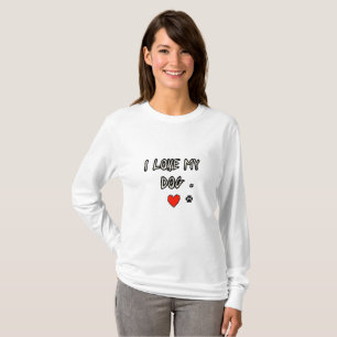 Camiseta Amo a mi perro