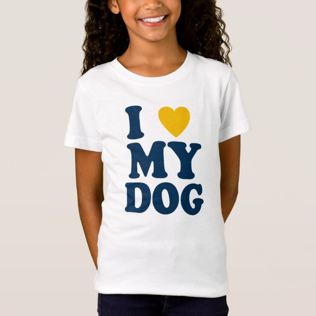 Camiseta Amo a mi perro (Anverso)