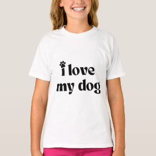 Camiseta Amo a mi perro
