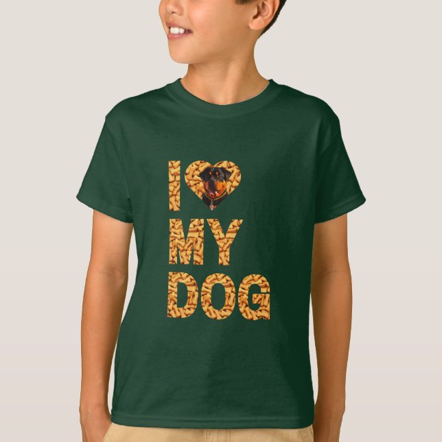 Camiseta amo a mi perro (Anverso)