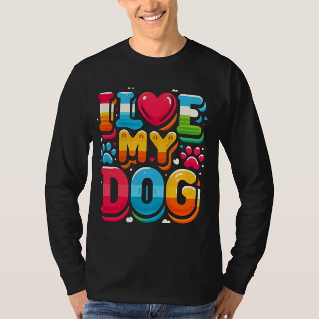 Camiseta Amo A Mi Perro (Anverso)