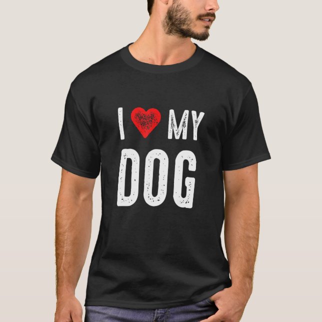 Camiseta Amo A Mi Perro (Anverso)