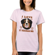 Amo a mi perro bernés Cute Berner Pet Lover Retro