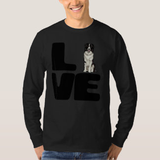 Camiseta Amo a mi perro Border Collie