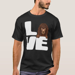 Camiseta Amo a mi perro de agua irlandés