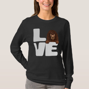 Camiseta Amo a mi perro de aguas irlandés
