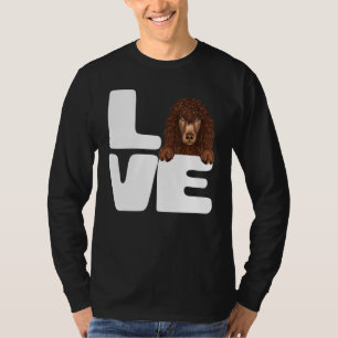 Camiseta Amo a mi perro de aguas irlandés