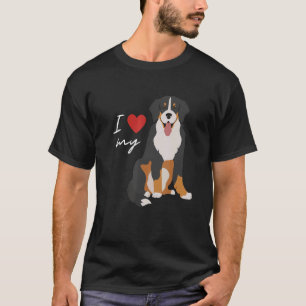 Camiseta Amo A Mi Perro De Montaña Bernés