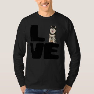 Camiseta Amo a mi perro Finnish Lapphund