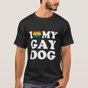 Camiseta Amo A Mi Perro Gay