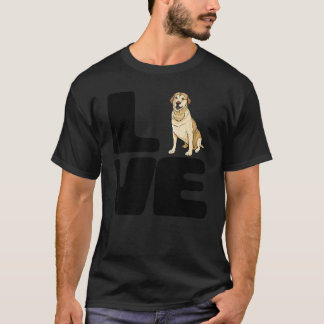 Camiseta Amo a mi perro Labrador Retriever