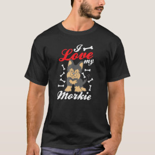 Camiseta Amo a mi perro maltés morkie yykie