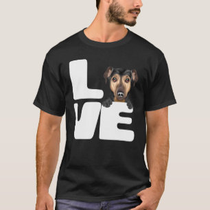 Camiseta Amo a mi perro Manchester Terrier