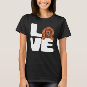 Camiseta Amo a mi perro Mastín Tibetano