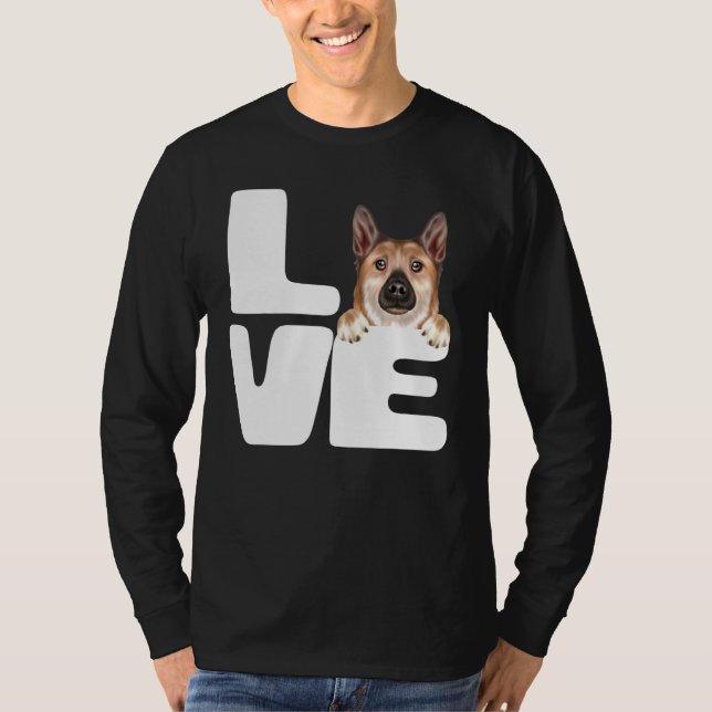 Camiseta Amo A Mi Perro Noruego Buhund (Anverso)