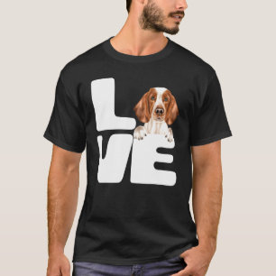 Camiseta Amo a mi perro Springer Spaniel galés
