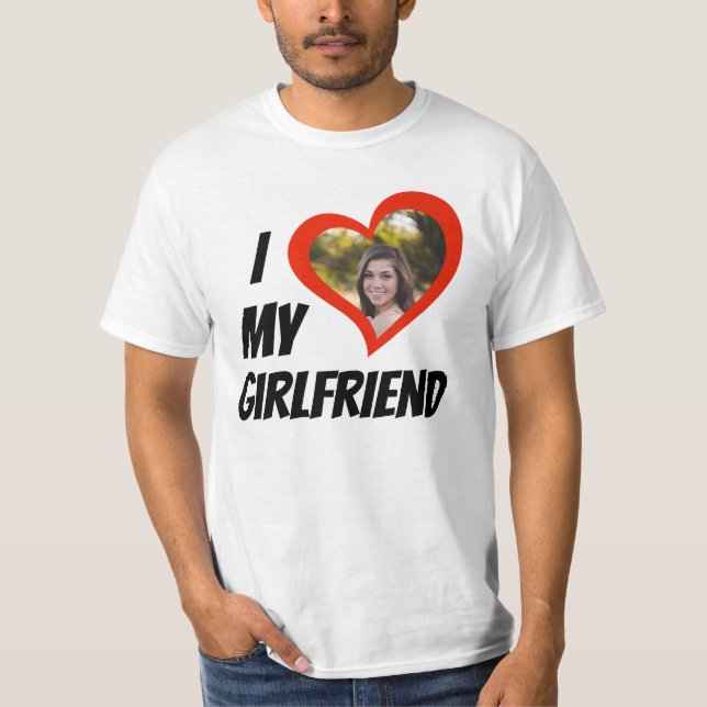 Camiseta Amo a mi Personalizado novia (Anverso)