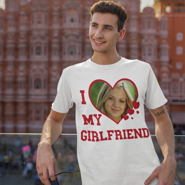 Camiseta Amo a mi Personalizado novia (Subido por el creador)