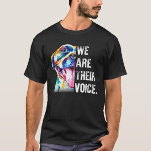 Camiseta Amo a mi Pitbull somos su voz hombres mujeres Pitb