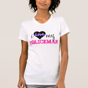 Camiseta Amo a mi POLICÍA