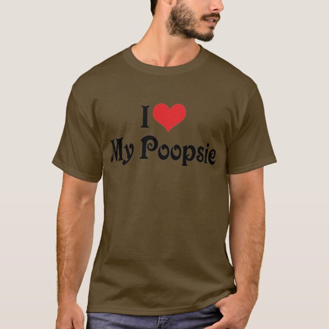 Camiseta Amo a mi Poopsie (Anverso)