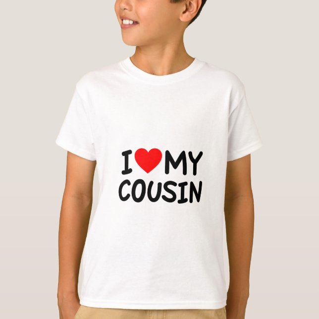 Camiseta Amo a mi primo (Anverso)
