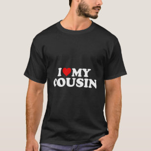 Camiseta Amo a mi primo - Corazón Rojo