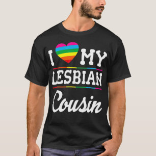 Camiseta Amo a mi primo lesbiana Felices LGBT Mes Brot