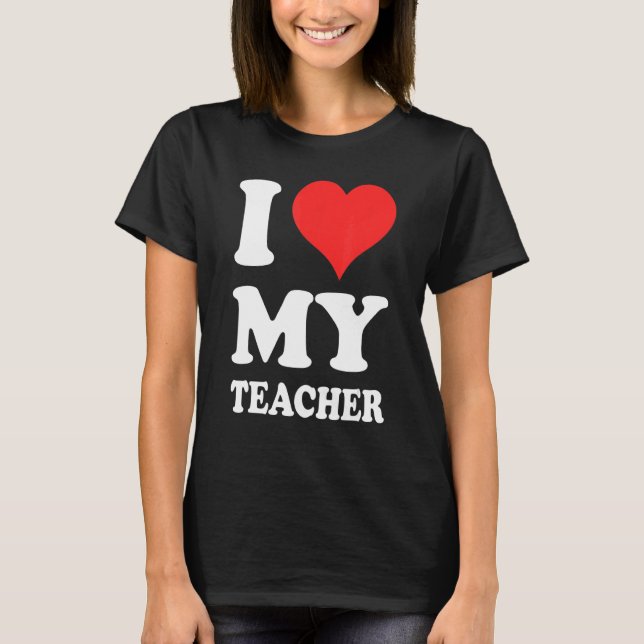Camiseta Amo A Mi Profesor (Anverso)