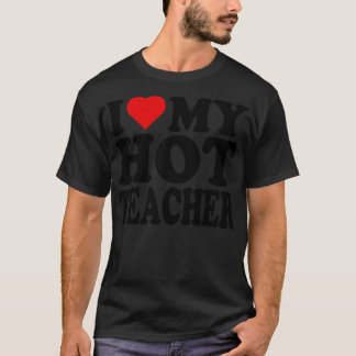 Camiseta amo a mi profesor caliente