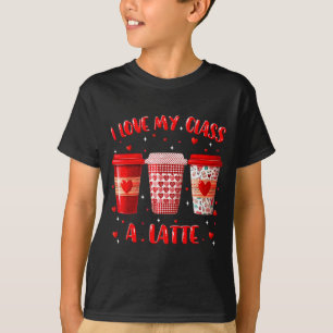Camiseta Amo a mi profesor Cl A Latte San Valentín Mujeres