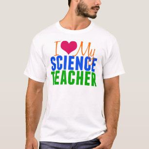 Camiseta Amo a mi profesor de ciencias
