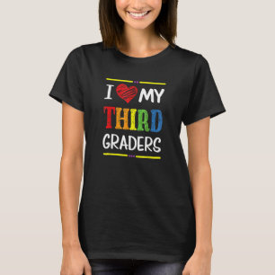 Camiseta Amo a mi profesor de tercer grado