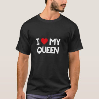 Camiseta Amo a mi Reina Funny Pareja King Regalo Mamá