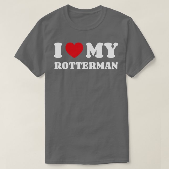 Camiseta Amo A Mi Rotterman (Diseño del anverso)