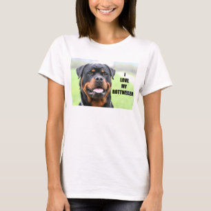 Camiseta Amo a mi Rottweiler