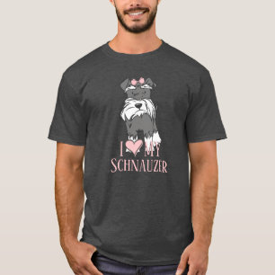 Camiseta Amo a mi Schnauzer