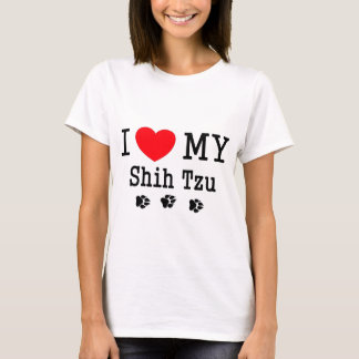 Camiseta ¡Amo a mi Shih Tzu!