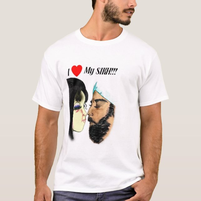 Camiseta Amo a mi sikh (Anverso)
