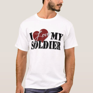Camiseta Amo a mi soldado