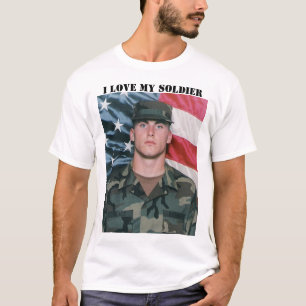 Camiseta Amo a mi soldado